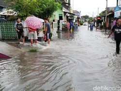 Diguyur Hujan Deras, Sejumlah Wilayah di Solo Banjir