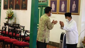 Prabowo Temui Sultan Hamengkubuwono X di Keraton Yogya