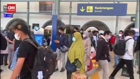 VIDEO: Situasi Terkini Pasar Senen di Puncak Arus Balik Mudik