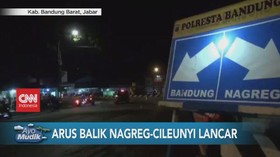 VIDEO: Arus Balik Nagreg-Cileunyi Lancar