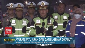VIDEO: Aturan Satu Arah dan Ganjil Genap Dicabut