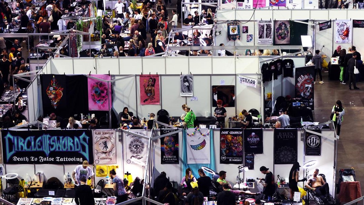 FOTO: Melihat Goresan Tubuh di Festival Tato Newcastle