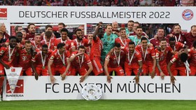 Bayern Munchen Rayakan Juara Liga Jerman