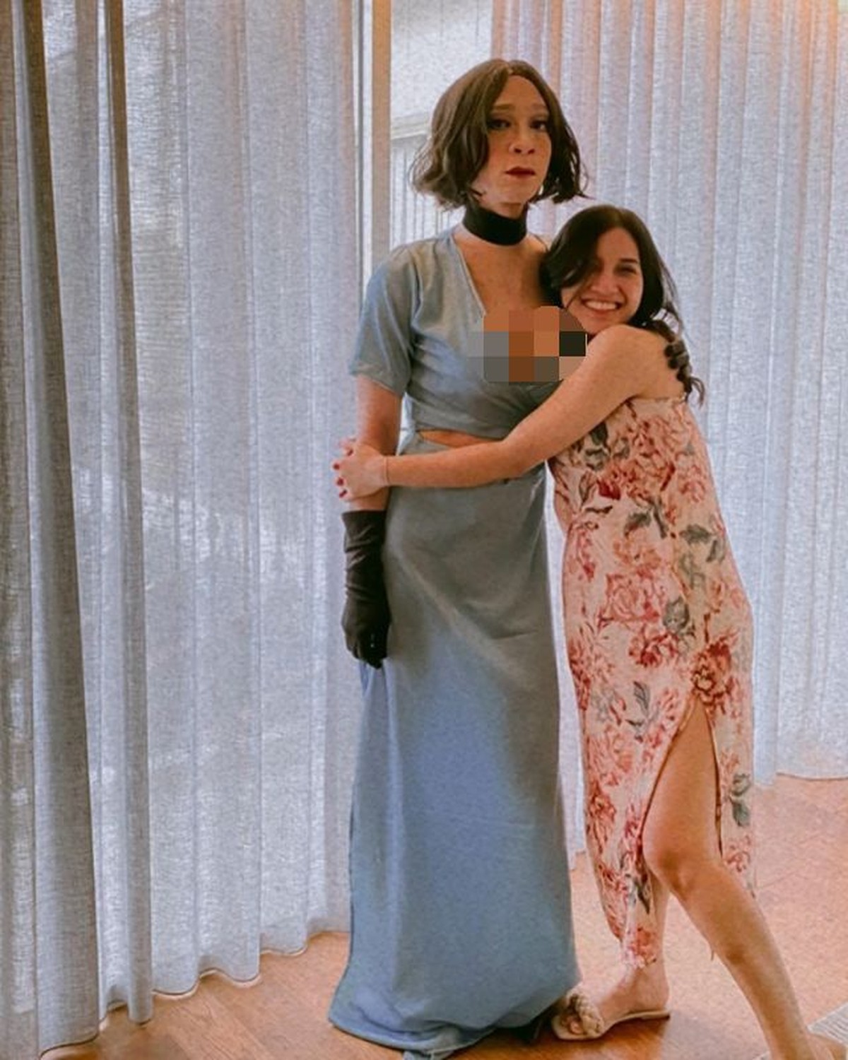 Penampilan Aming jadi bridesmaid