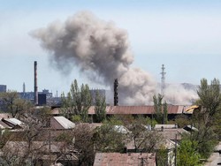 Rusia Gempur Pabrik Baja Mariupol, 100 Warga Sipil Sembunyi di Sana