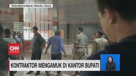 VIDEO: Kontraktor Mengamuk di Kantor Bupati