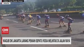 VIDEO: Polda Metro Jaya Akan Panggil Komunitas Sepatu Roda yang Viral