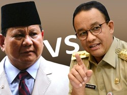 Head to Head Litbang Kompas: Prabowo 65,2%, Anies 34,8%