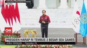 VIDEO: Presiden Harap Indonesia Tembus Tiga Besar di Sea Games Vietnam