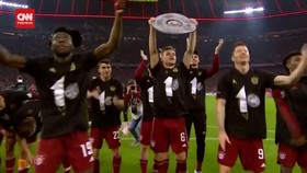 VIDEO: Bayern Munchen Juara Bundesliga 10 Musim Berturut-Turut