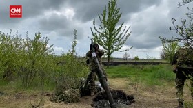 VIDEO: Momen Serangan Mortir Pasukan Ukraina Gempur Rusia Di Kharkiv