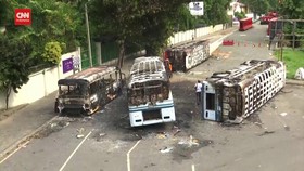 VIDEO: Kondisi Sri Lanka Tenang Sehari Setelah Bentrok