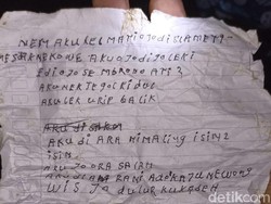 Pria Blitar yang Tenggak Racun Tikus di Kebun Tebu Tulis Surat, Ini Isinya