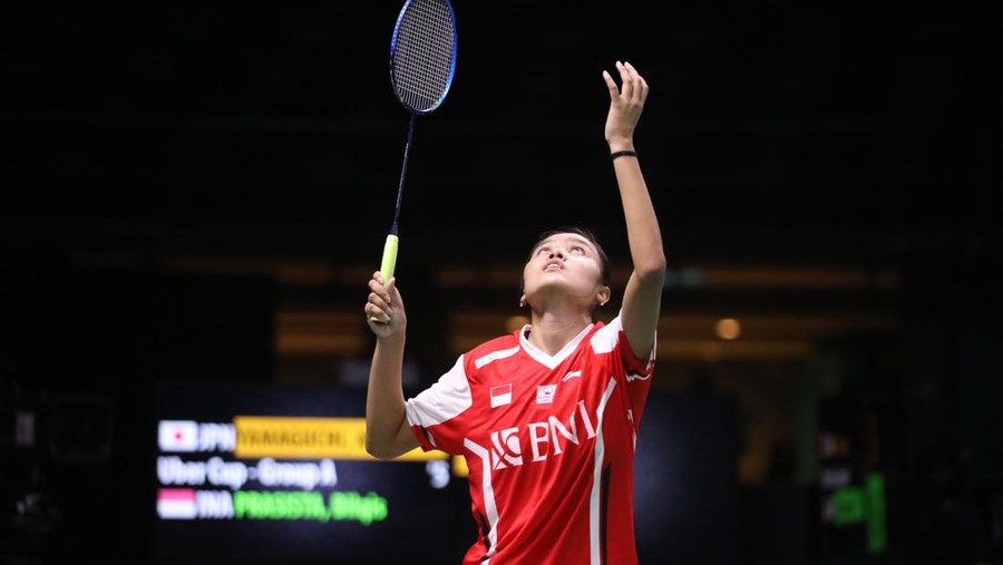 Tunggal putri Indonesia Bilqis Prasista di Uber Cup 2022