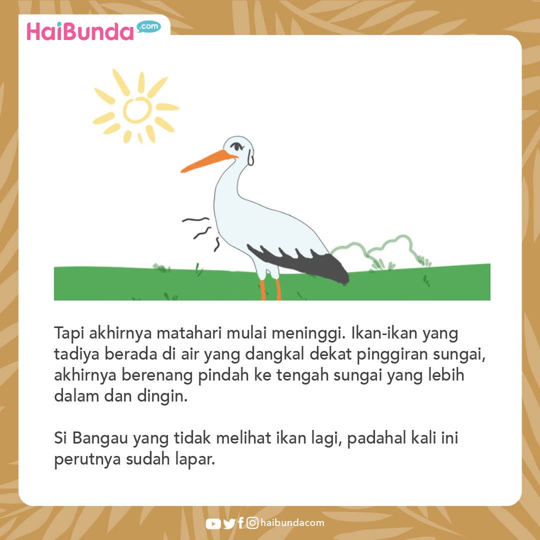 Dongeng Anak Burung Bangau yang Angkuh