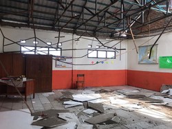 Sehari Jelang Siswa Masuk, SDN Pancoranmas 3 Depok Masih Belum Diperbaiki