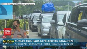 VIDEO: Kondisi Arus Balik di Pelabuhan Bakauheni