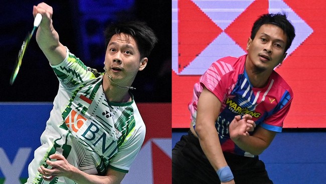 Mohammad Ahsan/Kevin Sanjaya Sukamuljo kalah dari Kang Minhyuk/Seo Seungjae dalam laga Thomas Cup 2022 di Impact Arena, Bangkok, Rabu (11/5) sore.