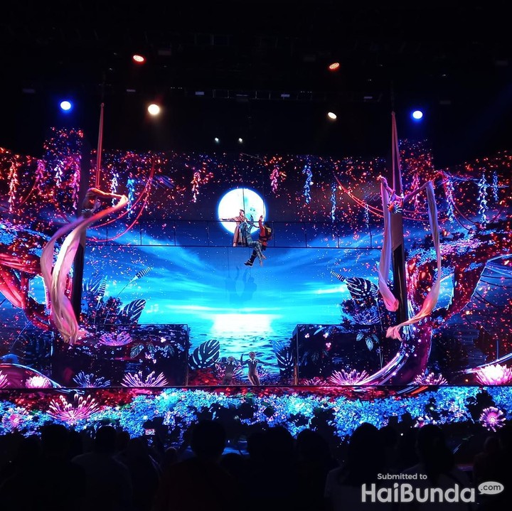 <p>Selain<em> Jurassic Live Show</em>, Bunda juga bisa mengajak Si Kecil untuk menyaksikan <em>Alivia and the Dark Evil</em> yang merupakan paduan seni akrobatik dan multimedia. Pertunjukkan kelas dunia ini begitu memanjakan mata dan membuat takjub yang sayang untuk dilewatkan. (Foto: HaiBunda/Firli)</p>