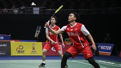 Indonesia Tertinggal 0-2 di Final Thomas Cup Usai Ahsan/Kevin Kalah