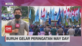 VIDEO: Buruh Gelar Peringatan May Day