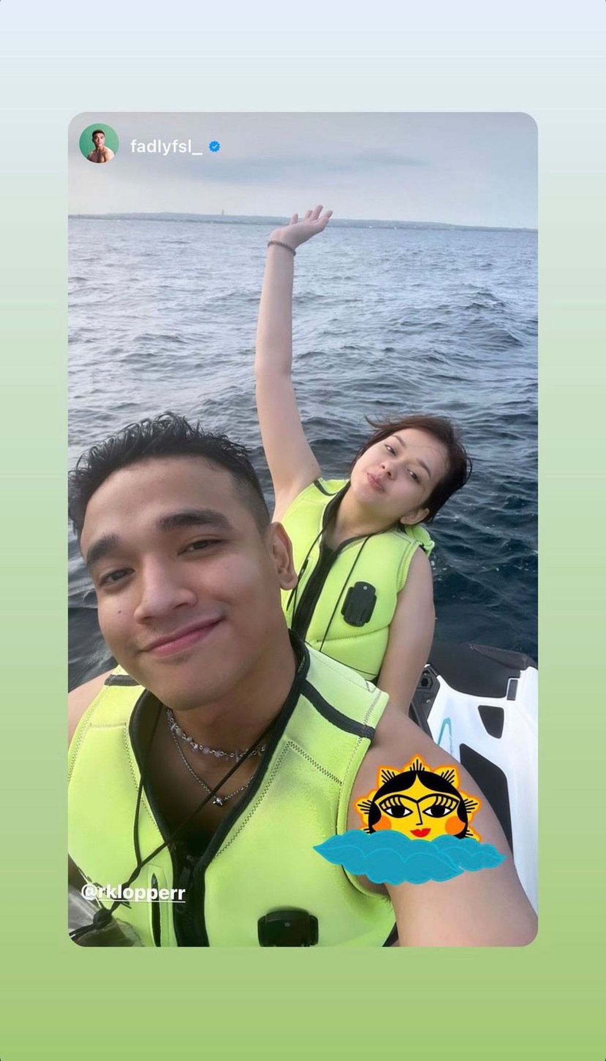 Fadly Faisal dan Rebecca Klopper