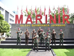 Jampidmil Kejagung Bertemu Komandan Korps Marinir, Ini yang Dibahas