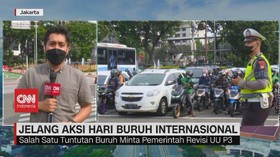 VIDEO: Jelang Aksi Hari Buruh Internasional