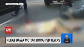 VIDEO: Nekat Bawa Motor, Bocah SD Tewas