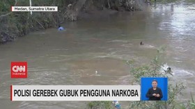 VIDEO: Polisi Gerebek Gubuk Pengguna Narkoba