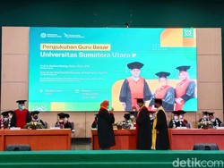 USU Kukuhkan 3 Guru Besar Baru, Ini Daftarnya