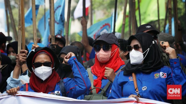 Presiden Partai Buruh Said Iqbal mengatakan ada 4 konfederasi buruh, 60 federasi serikat di tingkat nasional, serta elemen gerakan lain dalam aksi May Day.