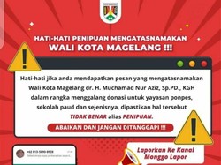 Nama Walkot Magelang Dicatut Penipu Minta Donasi Lewat WA