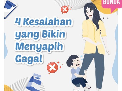 4 Kesalahan yang Bikin Menyapih Gagal