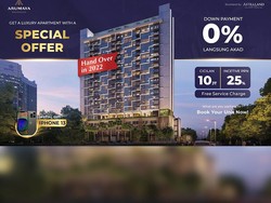 Apartemen Mewah di Jaksel DP 0% & Insentif PPN 25% Siap Huni 2022