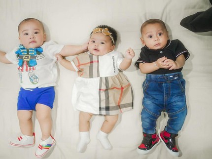 Bayi-bayi Menggemaskan! 5 Potret Baby Ameena Playdate Bersama Rayyanza dan Leslar