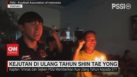 VIDEO: Kejutan Ulang Tahun Shin Tae Yong