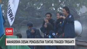 VIDEO: Mahasiswa Desak Pengusustan Tuntas Tragedi Trisakti