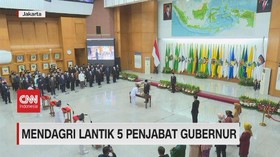 VIDEO: Mendagri Telah Lantik 5 Pejabat Sementara Gubernur