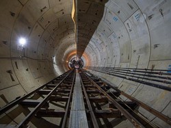 Tersambung, Pembangunan Stasiun MRT Thamrin ke Monas Capai 51%,