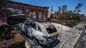 FOTO: Rumah-rumah Mewah Ludes Imbas Kebakaran Hutan California