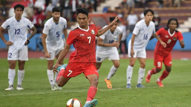 Berikut tiga pemain Timnas Indonesia yang tampil bagus saat mengalahkan Myanmar 3-1 di SEA Games 2021 (2022).