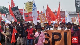 5.200 Aparat Diterjunkan Kawal Aksi Buruh May Day Fiesta Hari Ini