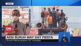 VIDEO: Ribuan Buruh Hadir di May Day Fiesta
