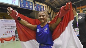 FOTO: Diandra Ariesta Pieter Sumbang Medali Emas SEA Games