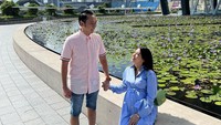 7 Potret Aliya Rajasa dan Keluarga di Singapura, Babymoon Sebelum Melahirkan