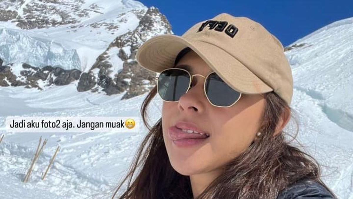 Momen Nana Mirdad dan Andrew White berlibur ke Swiss