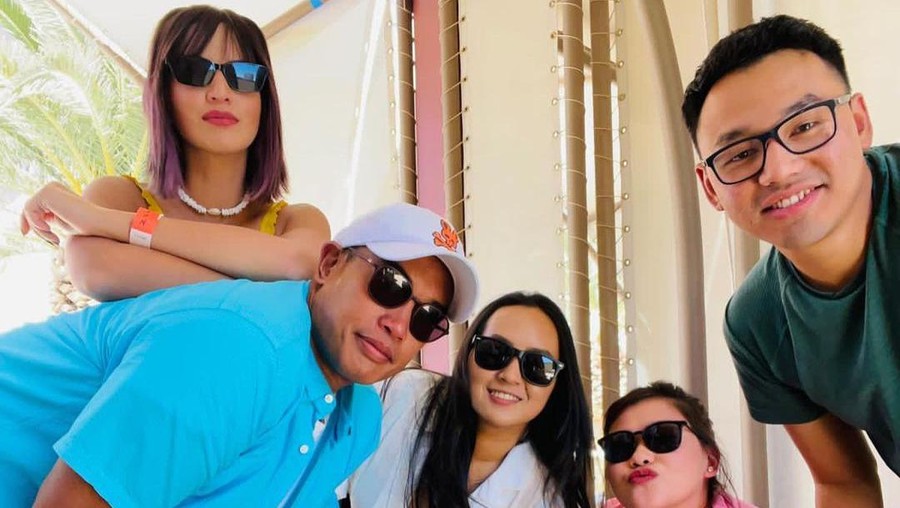 Nia Ramadhani & Ardi Bakrie di Las Vegas