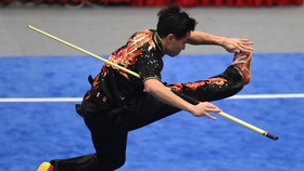 Atlet Wushu Indonesia Seraf Naro Raih Perunggu di Asian Games