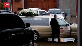VIDEO: Jenazah Jaksa Paraguay yang Ditembak Mati Tiba di Rumah Duka